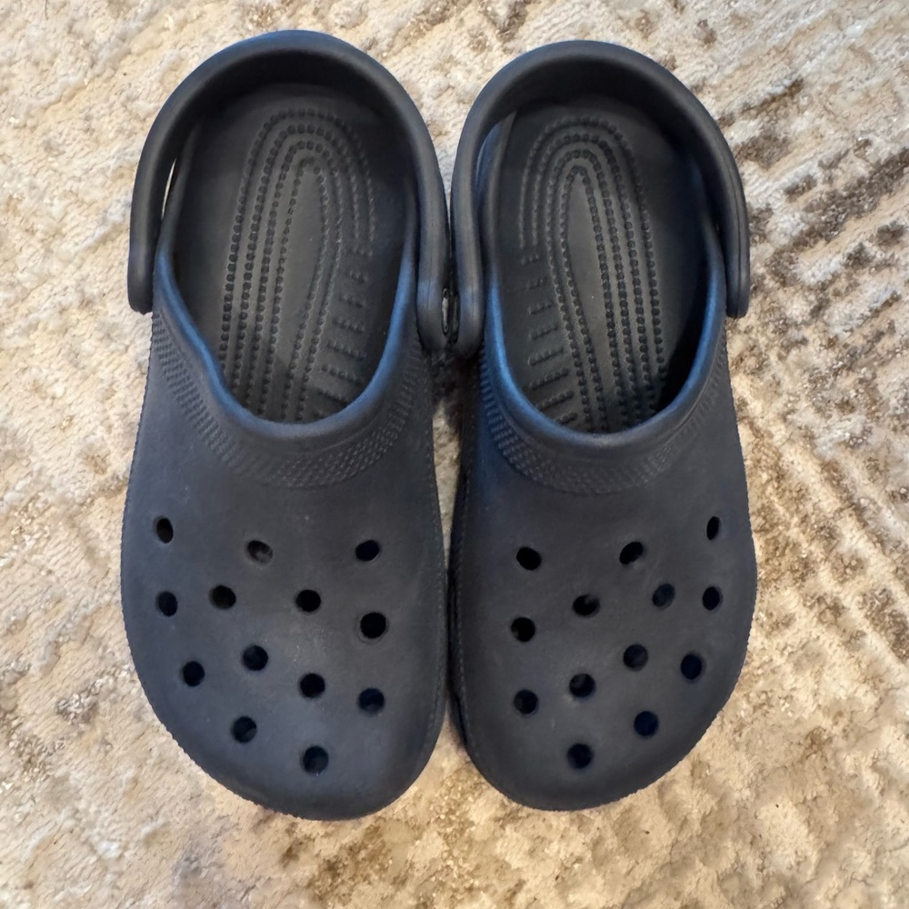 Navy Crocs